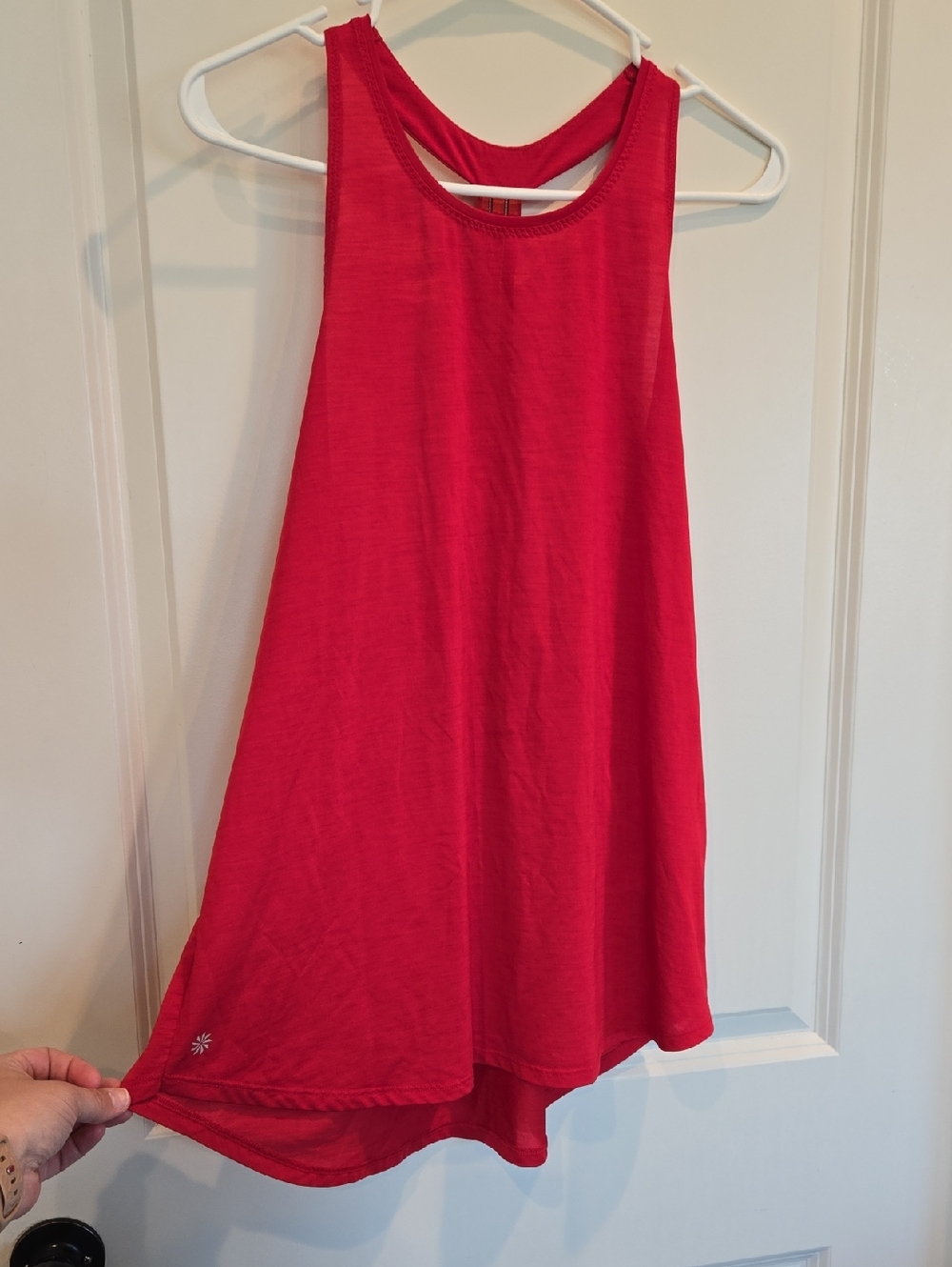 Athleta Power Of She Incline Tback Red Tank Top